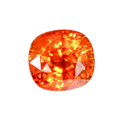 Orange sapphire