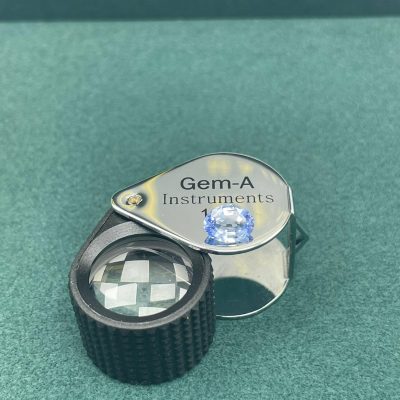 Blue sapphire Loupe clean Heated - BS1006