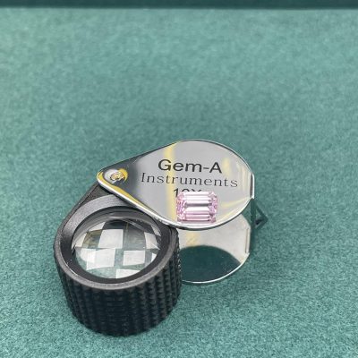 Peach sapphire Loupe clean 100% Natural - PHS1006