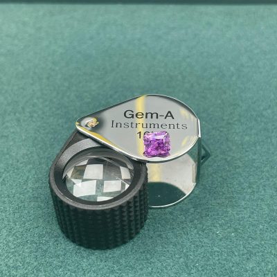Purple sapphire Loupe clean heated - PPS1002