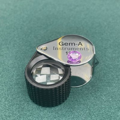 Purple sapphire Loupe clean heated - PPS1005