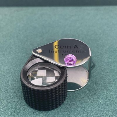 Purple sapphire Loupe clean heated - PPS1006