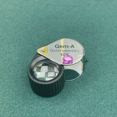 Pink sapphire Loupe clean - PS1008