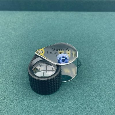 Blue sapphire Loupe Clean heated - BS1026