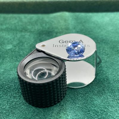 Blue Sapphire Loupe Clean heated - BS 1045