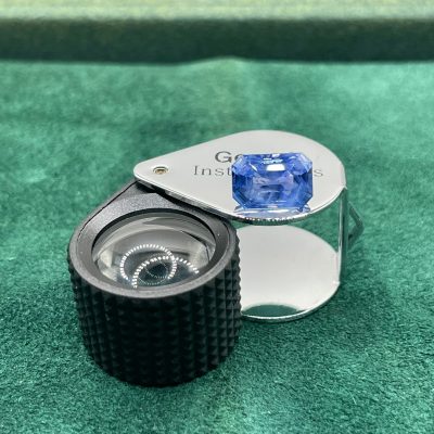 Blue Sapphire Eye Clean heated - BS 1031