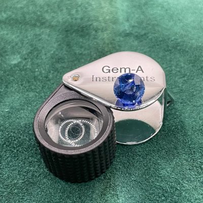 Blue Sapphire Eye Clean heated - BS 1030